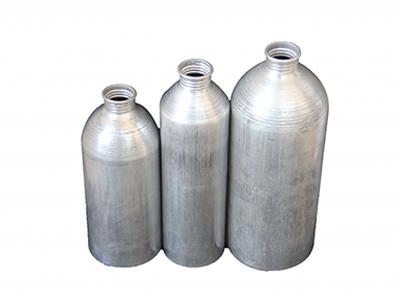 Botella y aerosol de aluminio